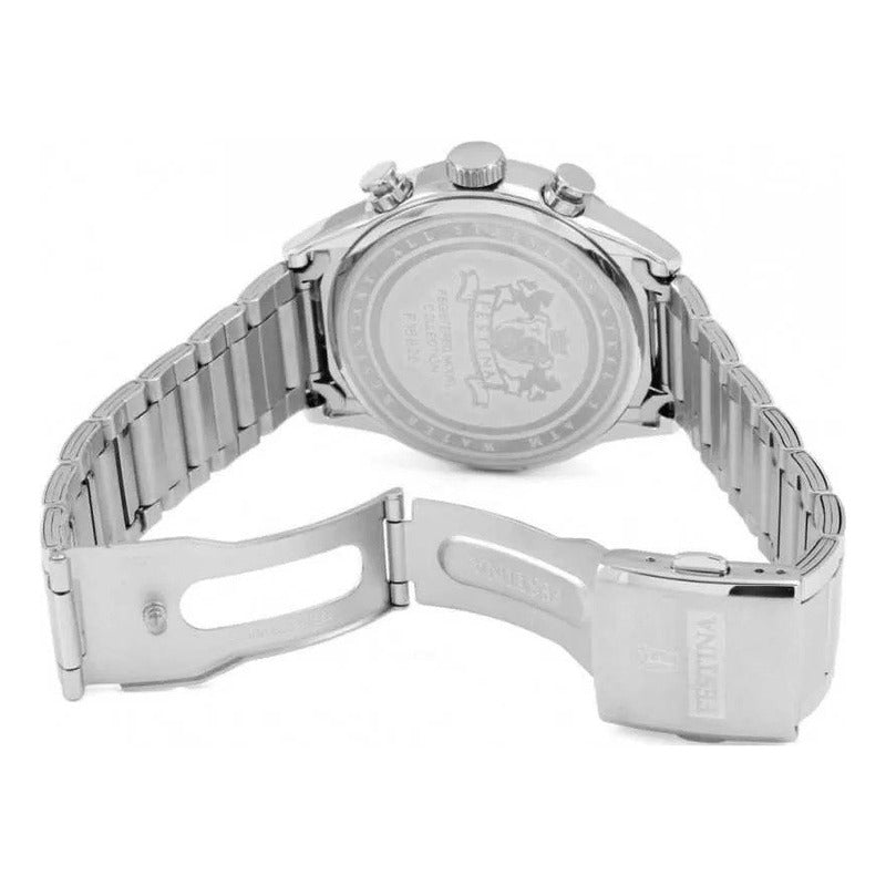 Reloj Para Hombre Festina Timeless Chrono F20343/1 Gris Plateado Blanco