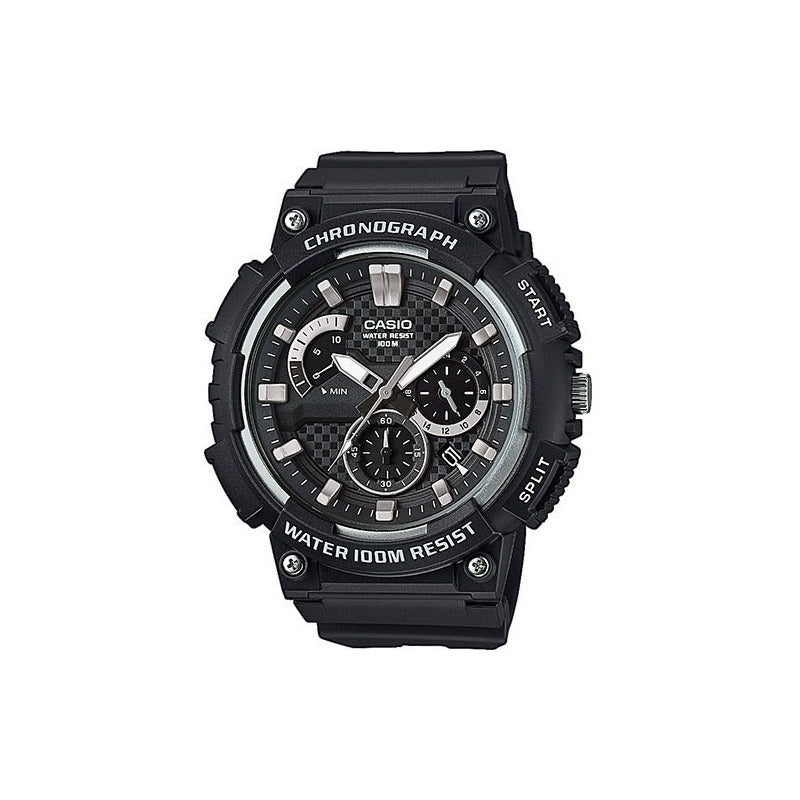 Reloj Casio Mcw-200h-1av 100m Analogico Relojesymas Negro