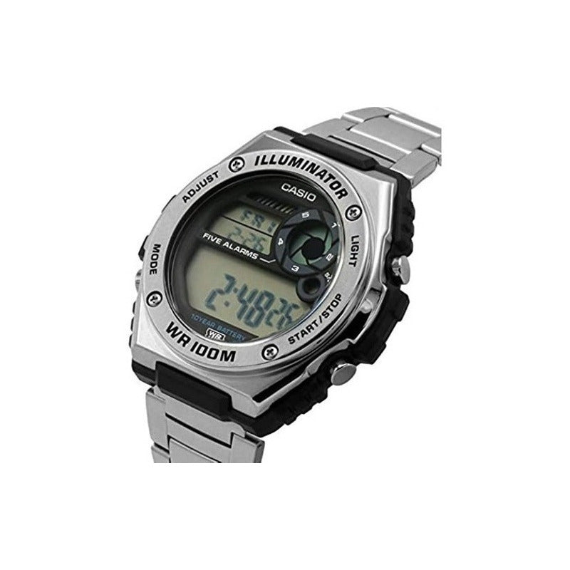 Reloj Casio Mwd-100hd-1av 100m Sumergible Original Negro