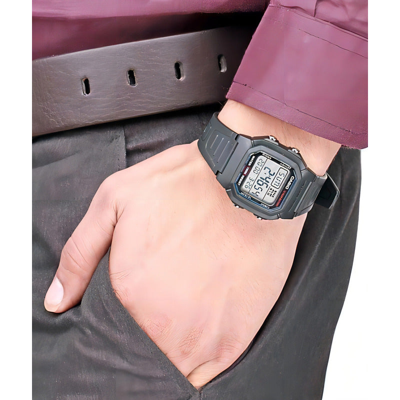 Reloj Casio F-201wa-1adf Cuarzo Hombre Negro Natural