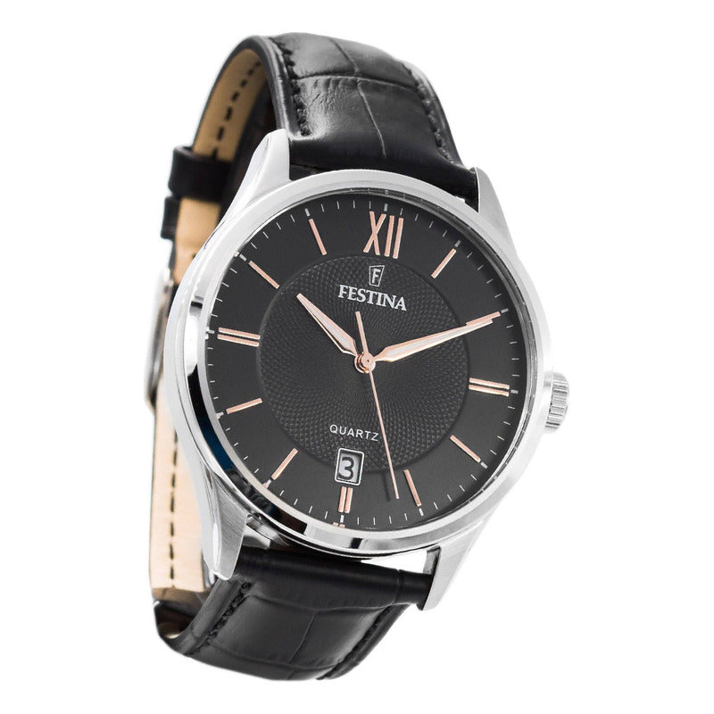 Reloj Festina The Originals F20426-6 Hombre Original Negro Plateado Azul