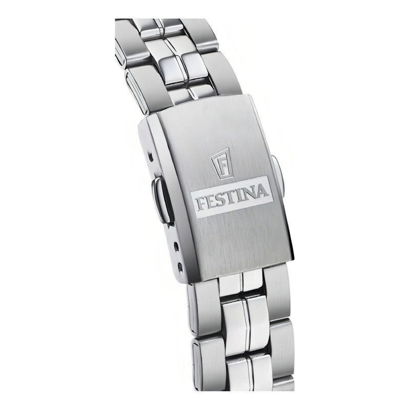 Reloj F20438/4 Festina Mujer Acero Clasico /marisio Color De La Correa Plateado Color Del Bisel Plateado Color Del Fondo Plateado