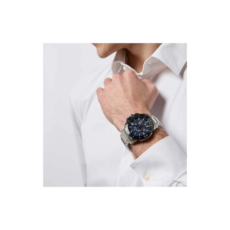 Reloj Festina Hombre F20670/3 Chrono Bike Original Plateado Plateado Azul