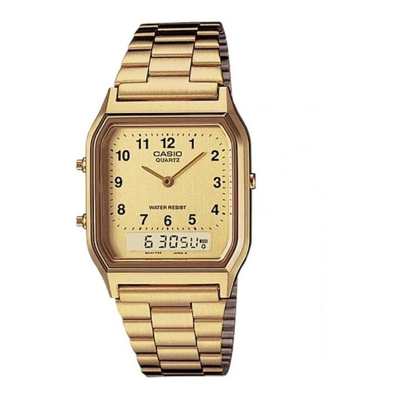 Reloj Casio Aq-230ga Colores Surtidos/relojesymas Dorado