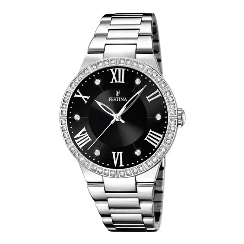 Reloj Festina The Originals F16719 Mujer Relojesymas Correa -2 Negro Plateado