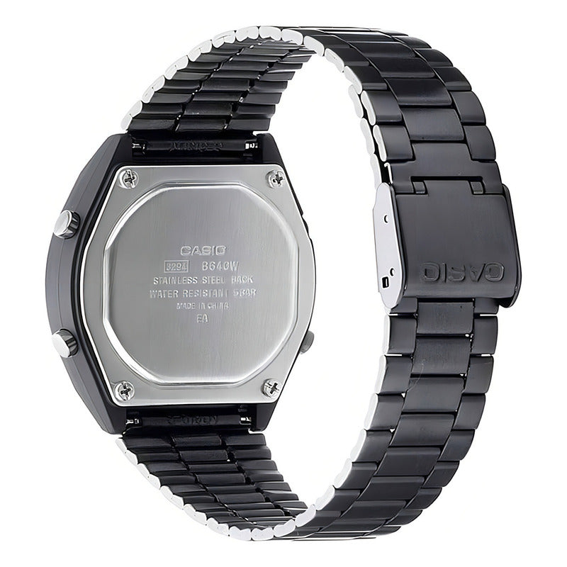 Casio B640wb-1aef Mens Retro Collection Digital Black Watch Negro Gris