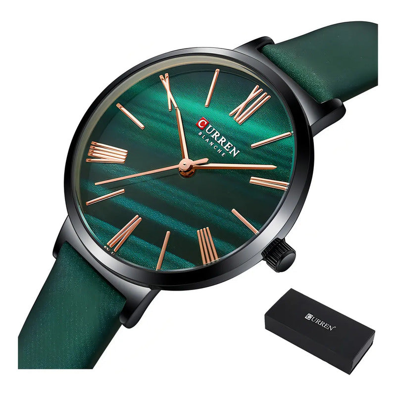Relojes De Cuarzo Mujer Curren 9076a-2 Verde