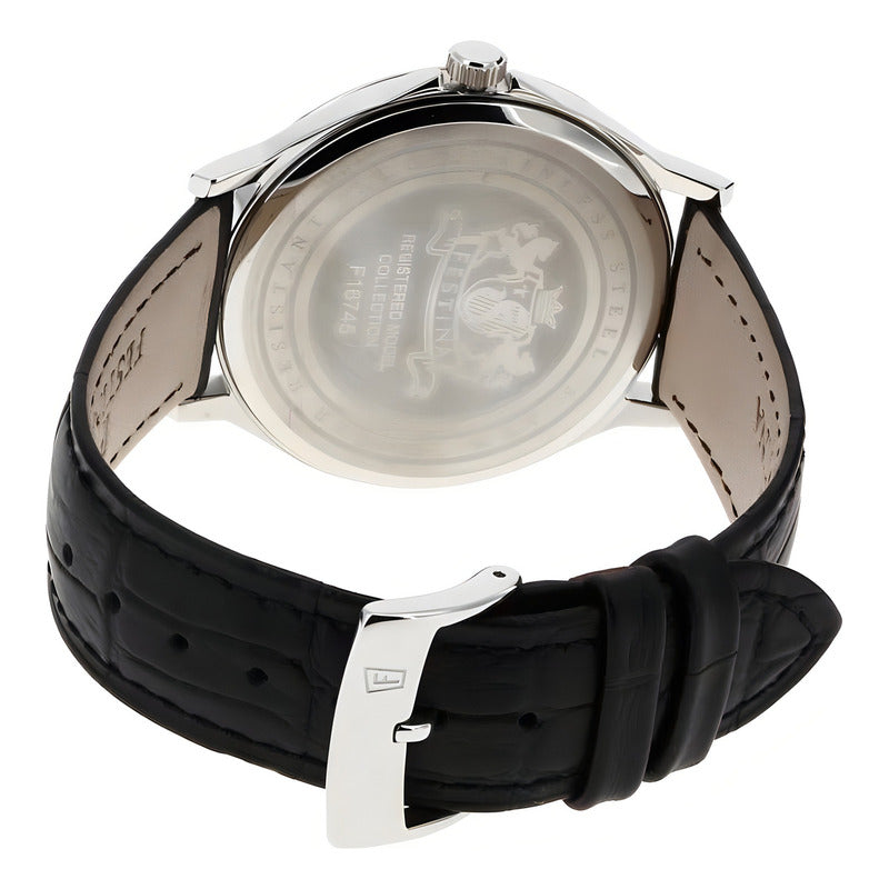Reloj F16745/1 Festina Hombre Correa Clásico Negro Plateado Blanco