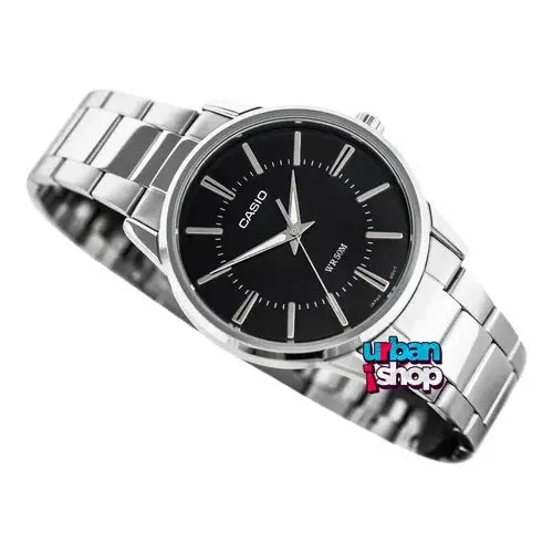 Reloj Casio Hombre Mtp 1303d Acero Inoxidable Original Plateado Negro