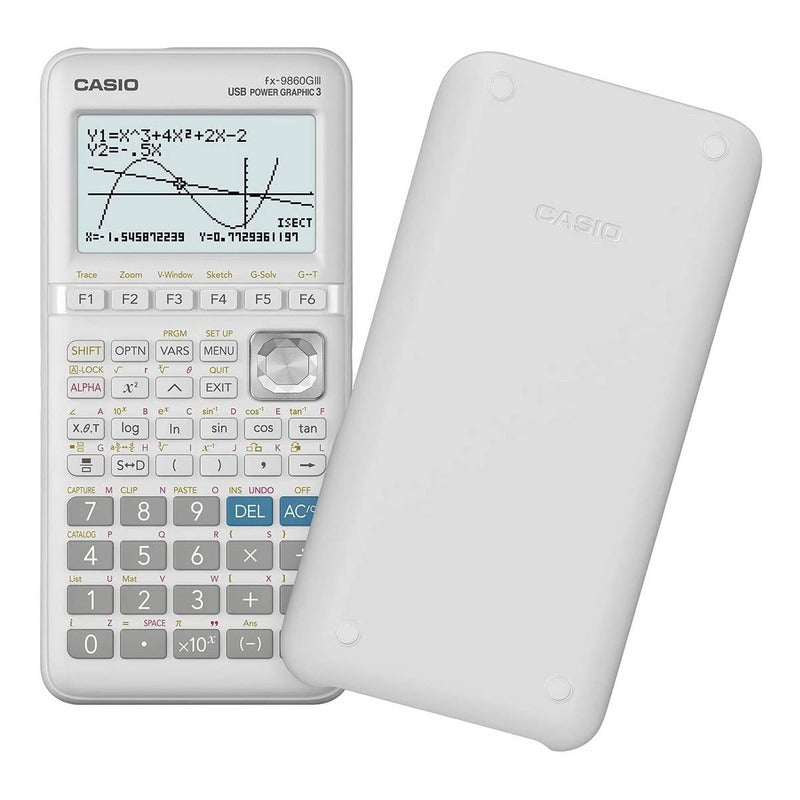Calculadora Cientifica Casio Fx-9860giiisd  Relojesymas Gris
