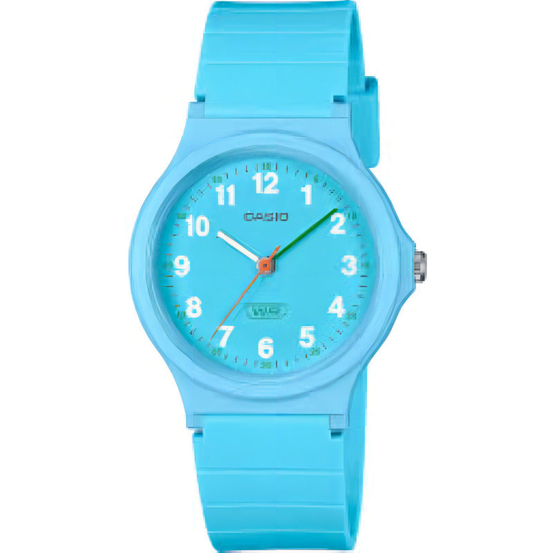 Reloj Casio Lq-24b-2b Mujer - Analogo Celeste