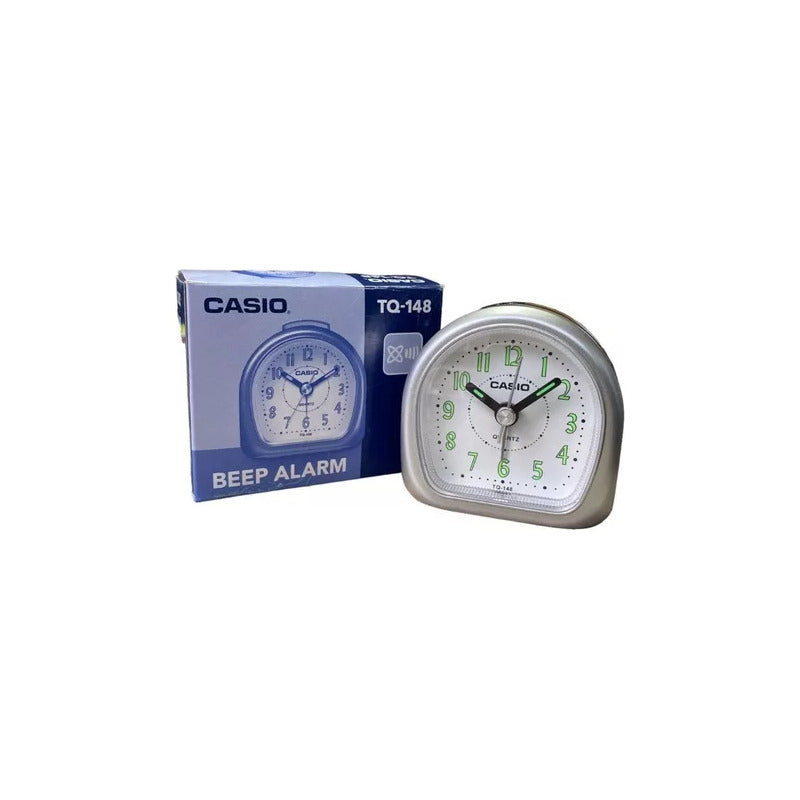 Reloj Casio Despertador Tq-148 Color Negro 1.5 Negro
