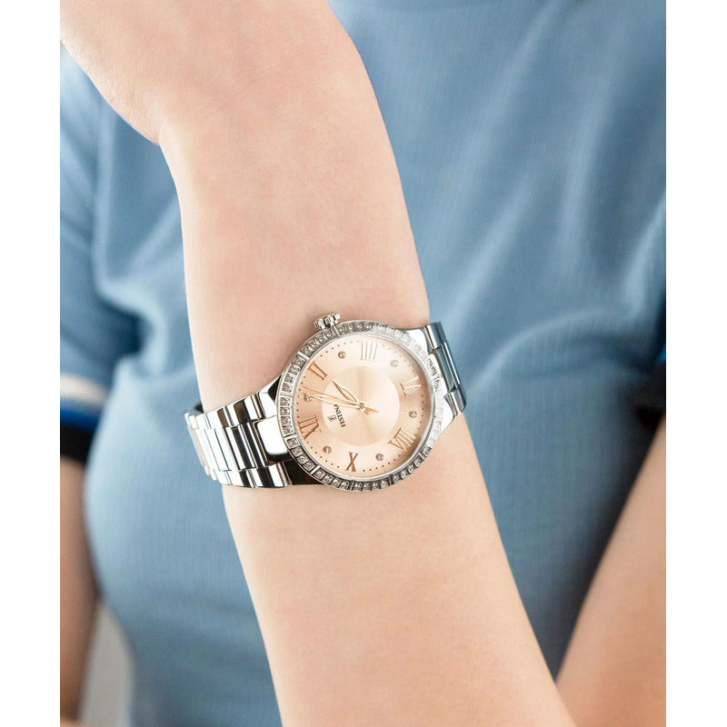 Reloj Festina F16719/3 Plateado Mujer Rosa