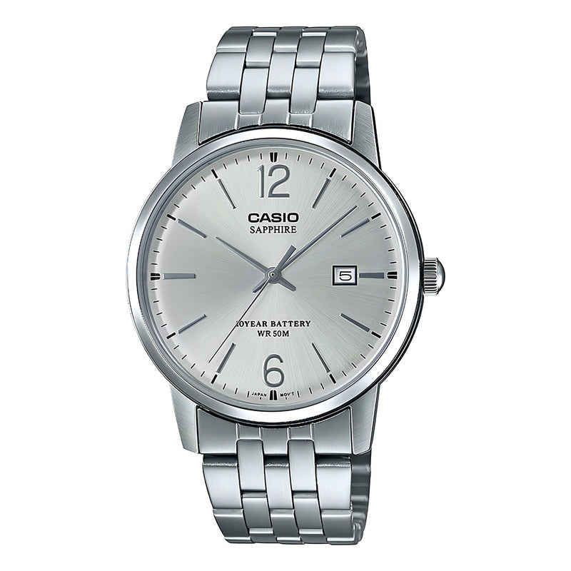 Reloj Casio Core Mens De Acero Inoxidable Para Hombre Plateado