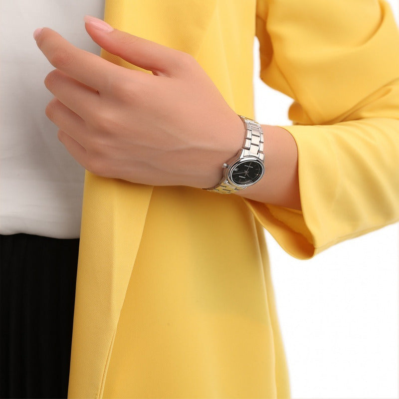 Reloj Casio Metalico Ltp-v002d Color Surtido/relojesymas