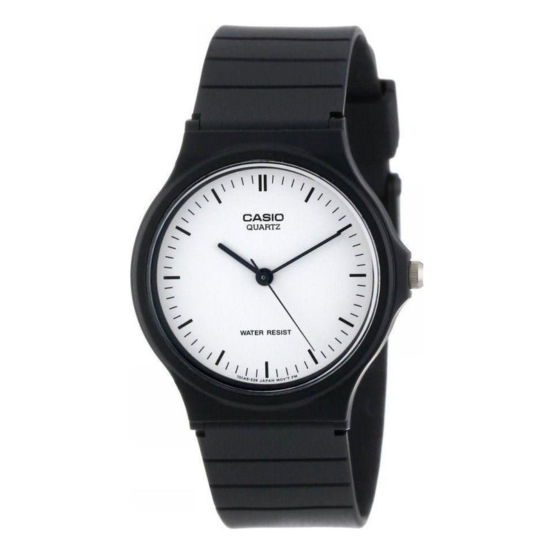 Reloj De Caballero Casio Reloj Clásico Mq-24-7e Original Negro Blanco