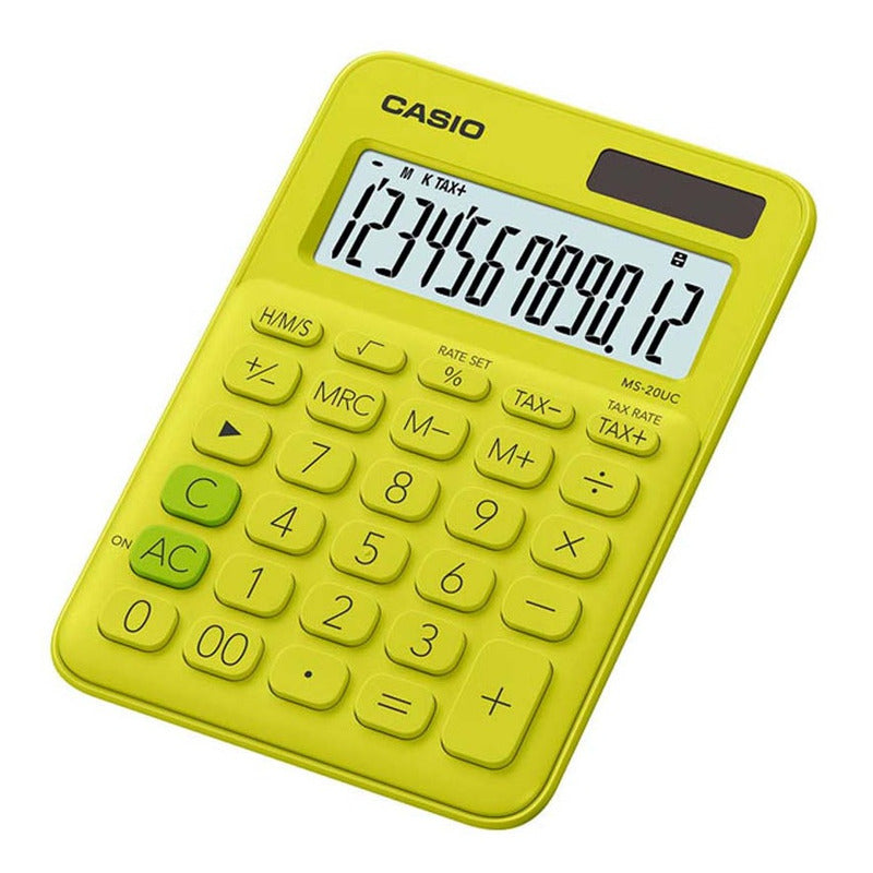 Calculadora Casio Ms-20uc Colores Surtidos