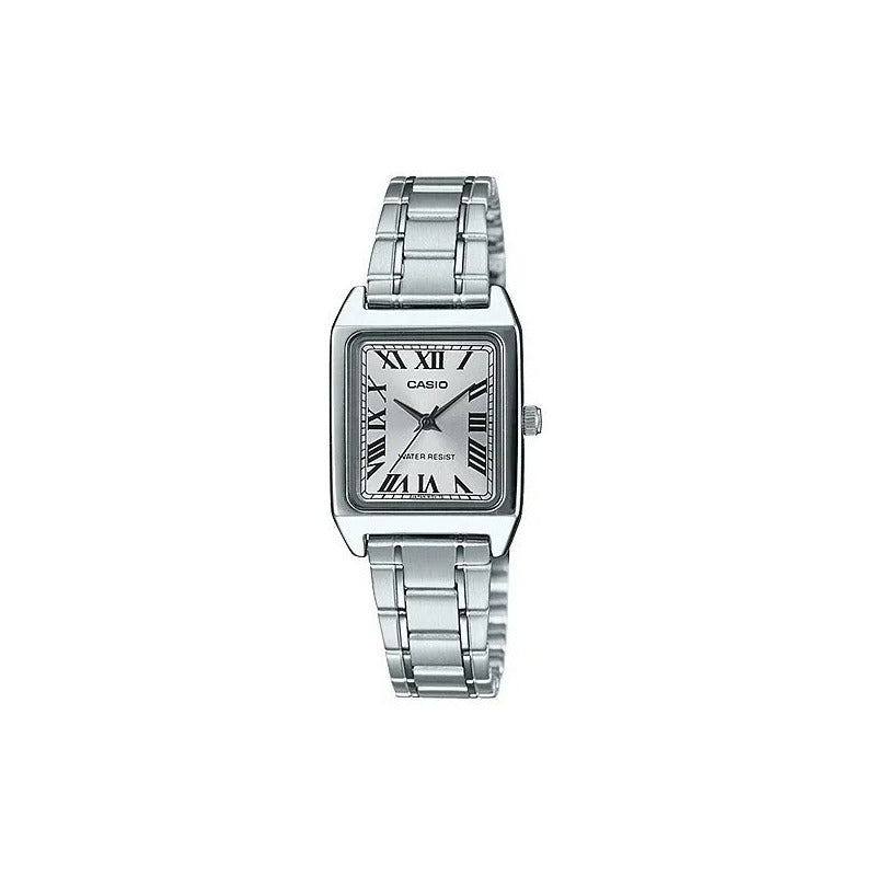 Reloj Casio Ltp-v007d-7b Numeros Romanos Casiocentro Plateado