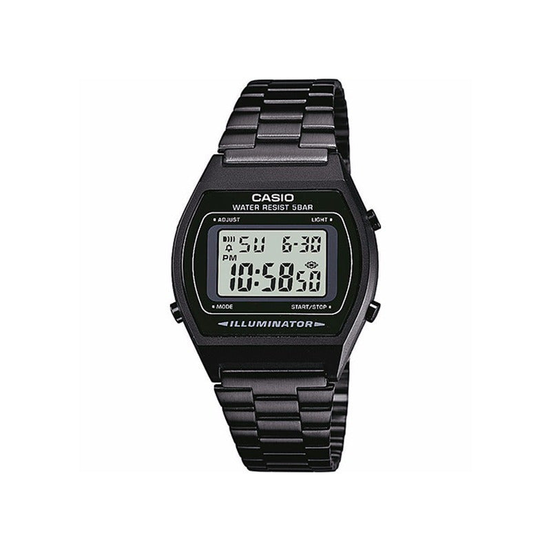 Casio B640wb-1aef Mens Retro Collection Digital Black Watch Negro Gris