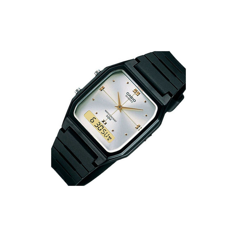 Reloj Casio Aw-48he-7a Retro Unisex  Resina Digital Analogo  Negro