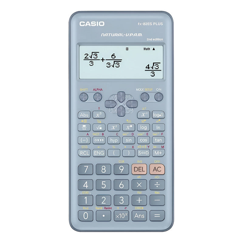 Calculadora Cientifica Casio Fx-82esplus-2bu Relojesymas Azul Claro