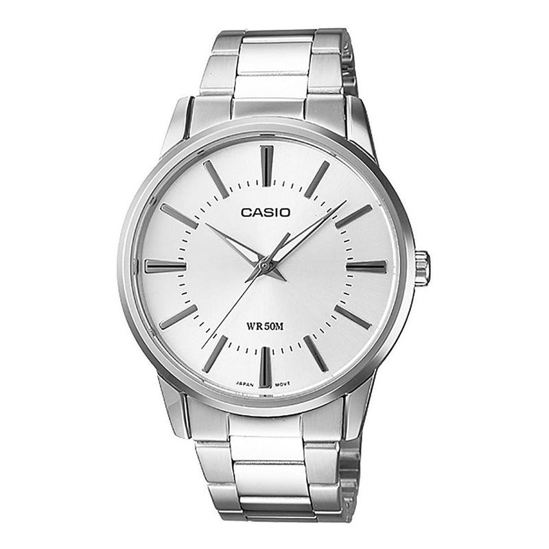 Reloj Casio Mujer Ltp-1303d-7a Original Plateado Plateado Plateado