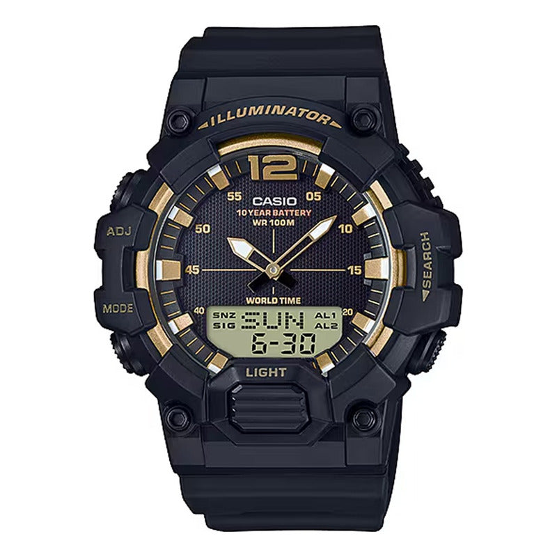 Reloj Digital Casio Hdc-700-9av Analogo Digital Original Negro Negro Negro