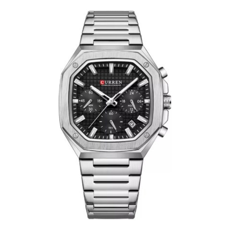 Reloj Para Hombre Curren 8459 Kree0602 Plateado