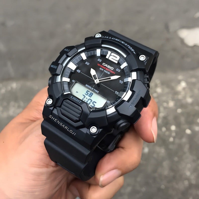 Reloj Casio Hdc-700-1avcf Analógico-digital Para Hombre Negro