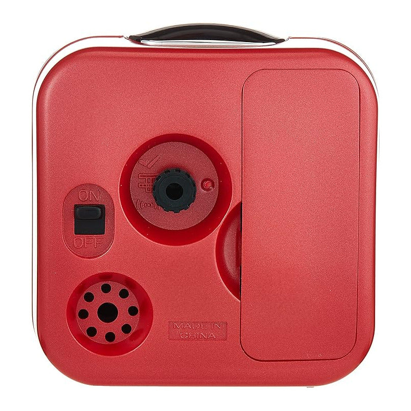 Reloj Despertador Casio Tq-142-4 Color Rojo Rojo 4