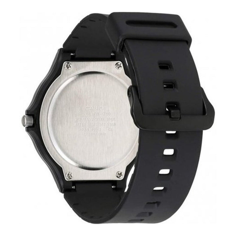 Reloj De Pulsera Casio Youth Mw-240-7ev Original Negro Blanco