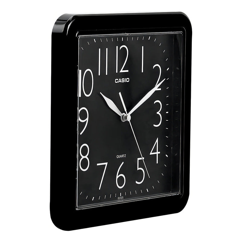 Reloj Pared Casio Iq-06-1df Color De La Estructura Negro Negro (1)