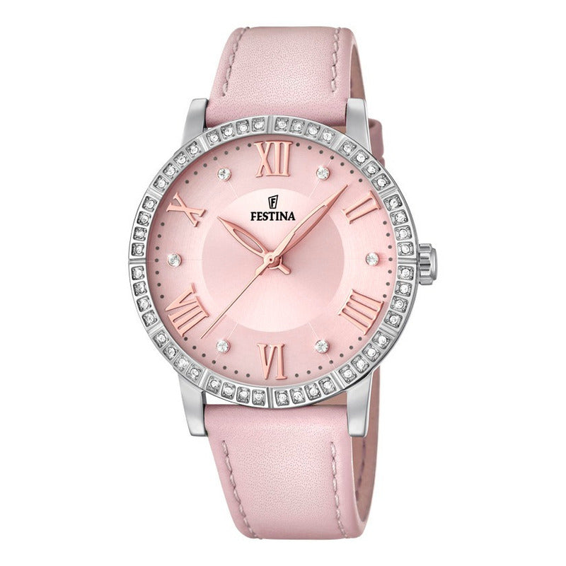 Reloj Festina F20412/2 Rosa Mujer Relojesymas Plateado