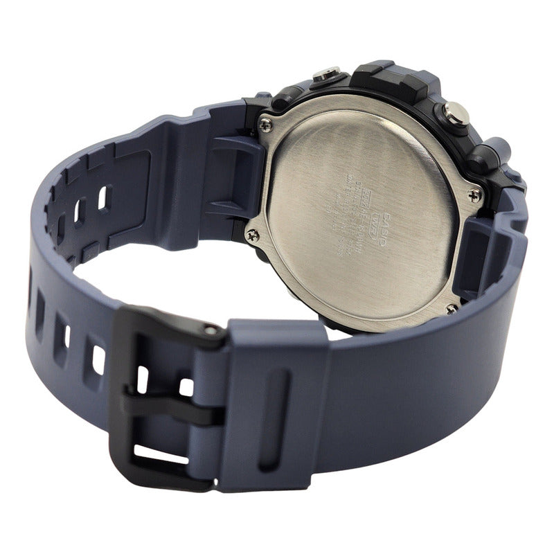 Reloj Casio Hombre Digital Ae-1500wh-2av Color De La Correa Azul Color Del Bisel Azul Color Del Fondo Gris