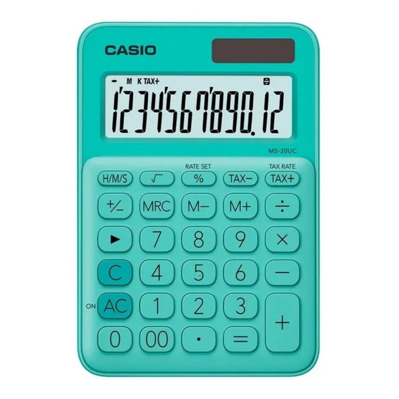Calculadora Casio Ms-20uc Colores Surtidos Calipso Gn