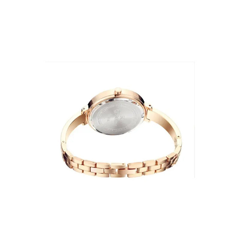 Relojes Simples De Acero Inoxidable 9012-3 Rose