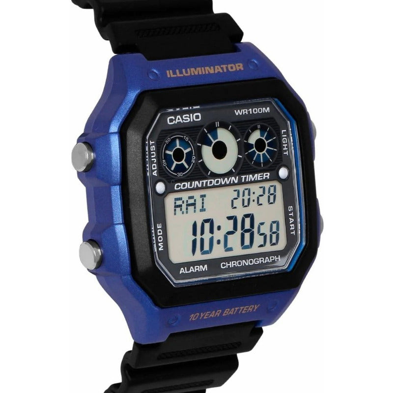 Reloj Casio Hombre Ae-1300wh Colores Surtidos/relojesymas Negro Azul/negro