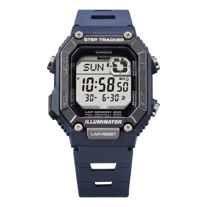 Reloj Casio Inteligente Ws-b1000-2av  Original Azul Acero Gris