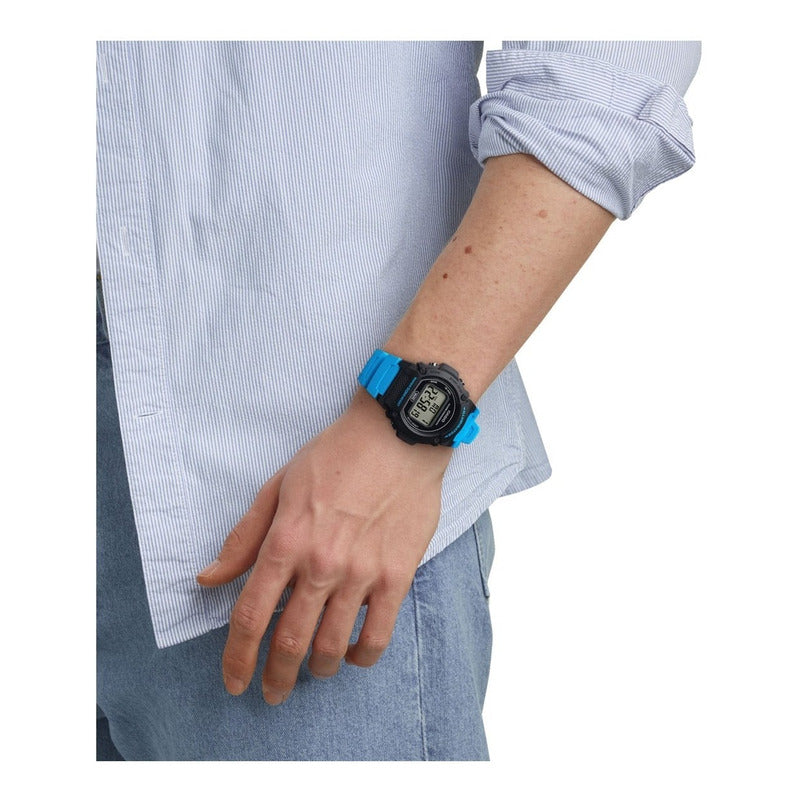 Reloj Casio W-219h-2a2eaf Azul Gris