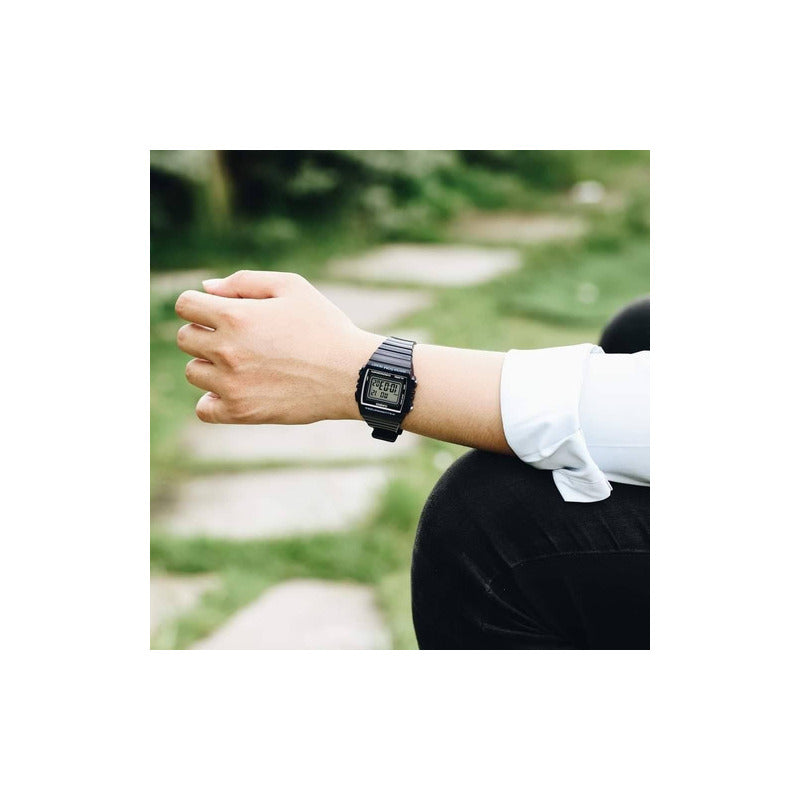 Reloj Casio Original Hombre W-215h-1av 50m Relojesymas Gris Negro