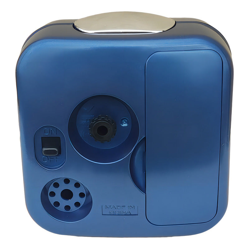 Reloj Casio Despertador Luz Tq-142-2df /relojeria Violeta Azul