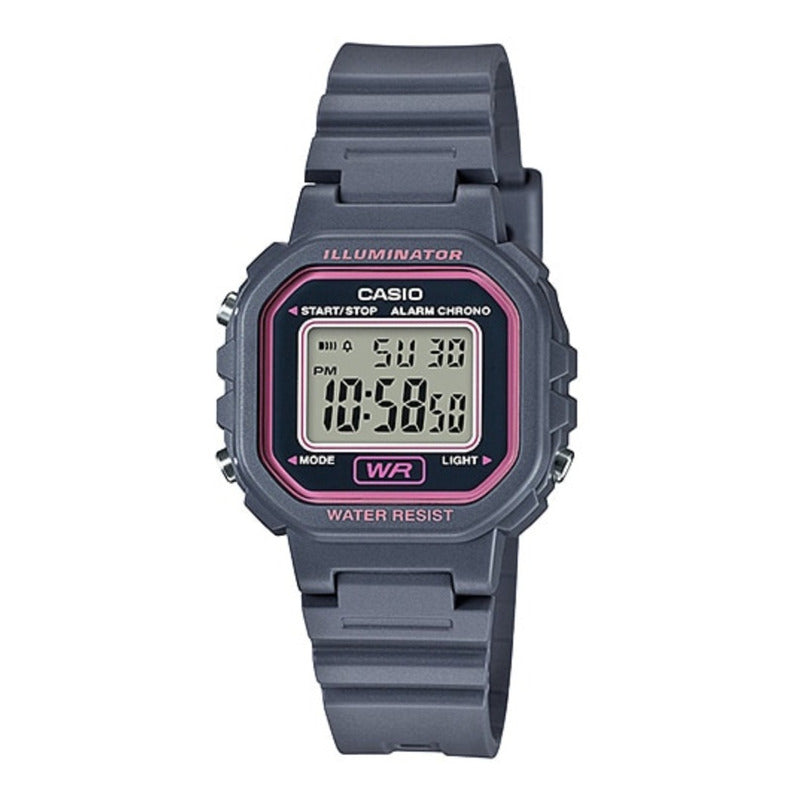 Reloj De Pulsera Casio Youth La-20wh-8a Relojesymas Gris