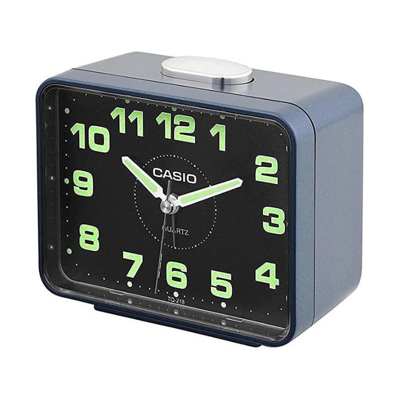 Reloj Despertador Casio Tq-218-2df Azul