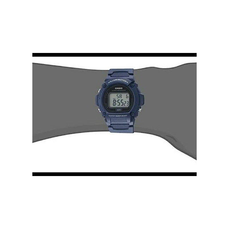 Reloj Casio Digital W-219h-2avdf /marisio Azul