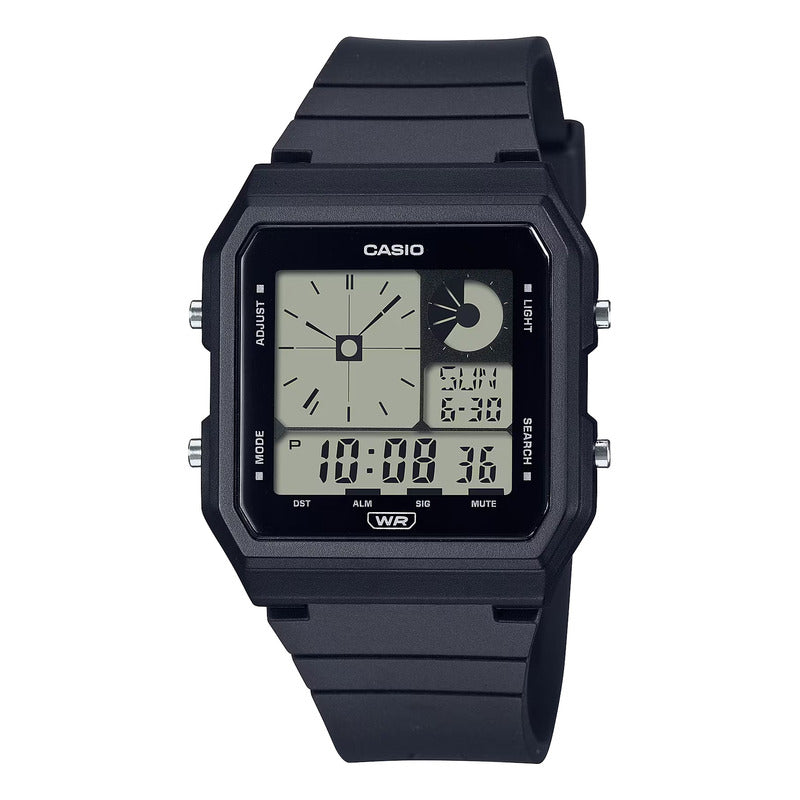 Reloj Casio Vintage Lf-20w-1a Original Negro Gris
