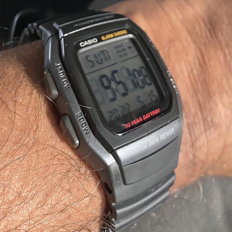 Reloj Casio Hombre W-96h Colores Surtidos/relojesymas Color Del Bisel Negro 1b Gris