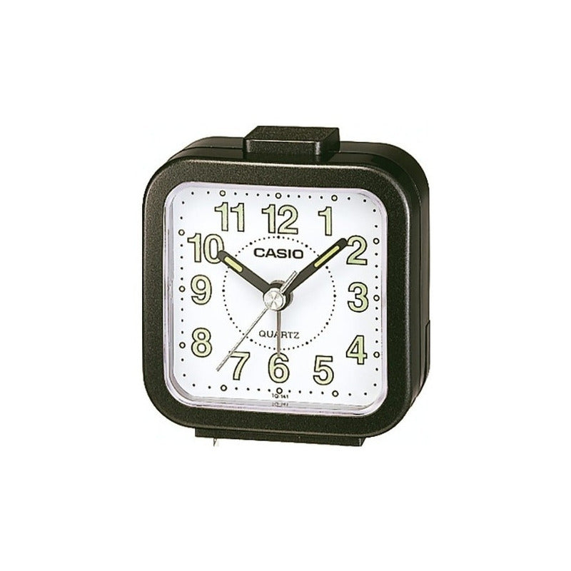 Reloj Despertador Casio Tq-141-1d Color Negro