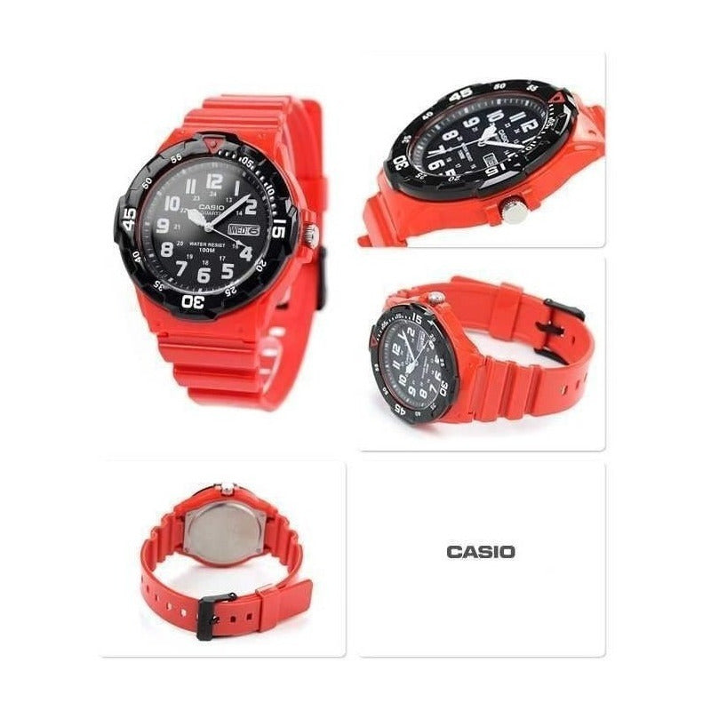 Reloj Casio Hombre Mrw-200hc-4b Relojesymas Rojo