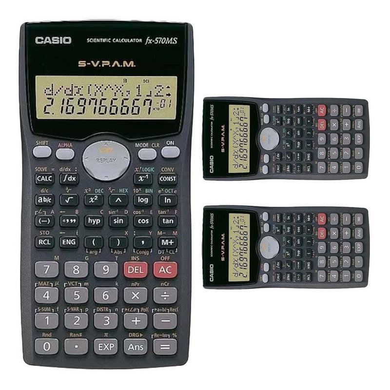 Calculadora Cientifica Casio Fx-570ms Relojesymas