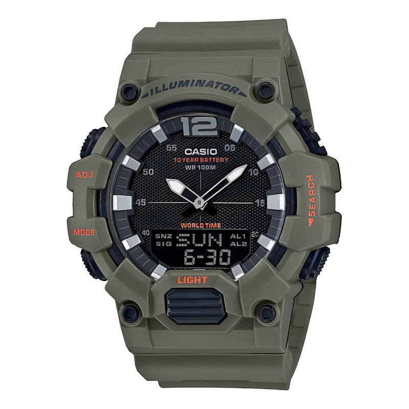 Reloj Pulsera Casio Hora Mundial Hdc7003a2vcf